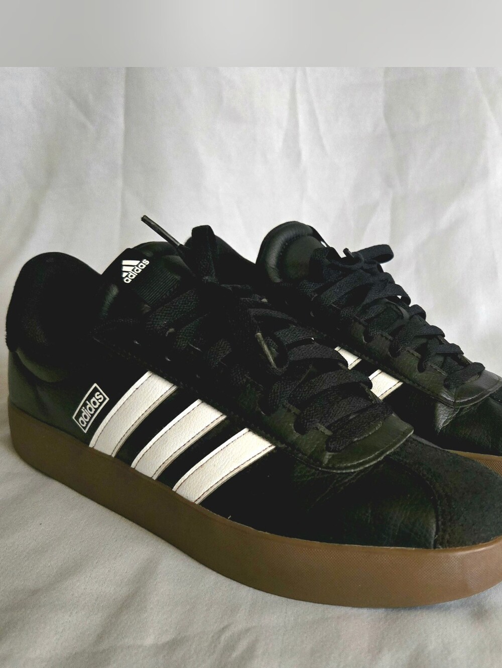 Adidas VL Court 3.0 Black & White Similar To Sambas New